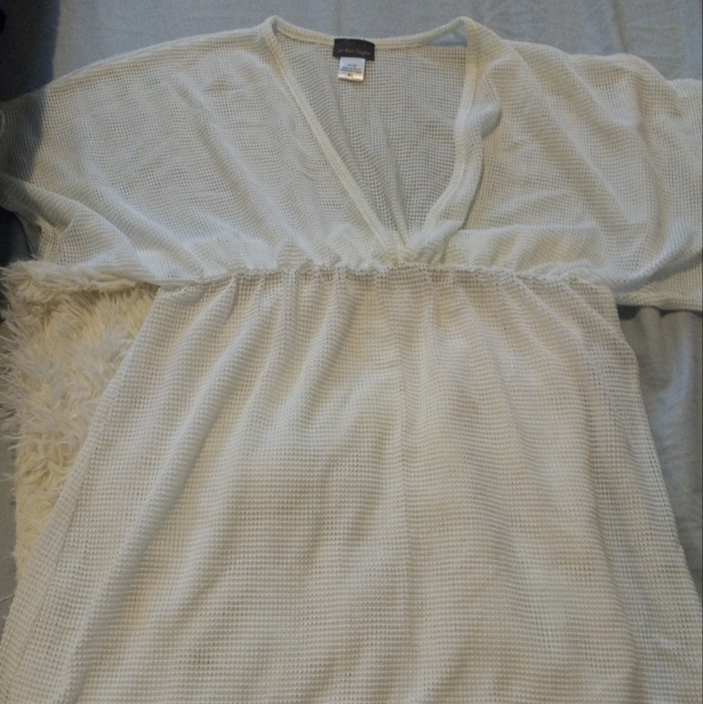 Jordan Taylor white Cover Up